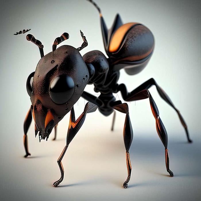 Animals Polyrhachis browni